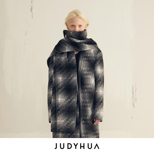 JUDYHUA 色块晕染围巾 商品图0