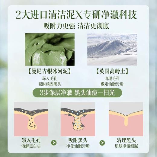 儒意积雪草嫩肤泡泡面膜12条/盒 清洁去黑头 水杨酸去粉刺闭口 收缩毛孔深层清洁泥膜 | 儒意官方旗舰店 商品图4