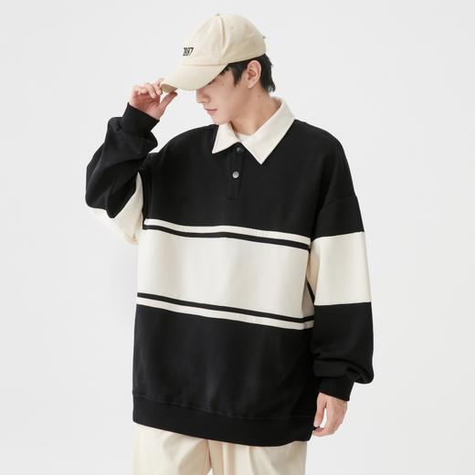 【简约国潮时尚❗️宽松情侣卫衣】秋季新款日常休闲男士上衣韩版圆领套头男女男士父亲节礼物新年礼盒年货礼盒 商品图5