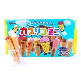 固力果三兄弟三种口味甜筒冰淇淋雪糕脆卷