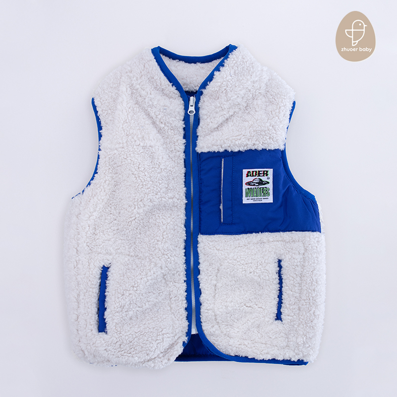 【秋冬马甲】卓儿男童针织马甲毛绒马甲休闲马甲适合1.5岁-6岁