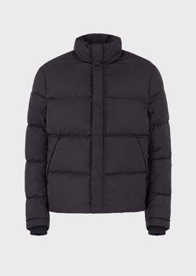 【双十一限时折扣】【1F】EMPORIO ARMANI 阿玛尼男士80白鸭绒无性别立领面包服防寒羽绒服