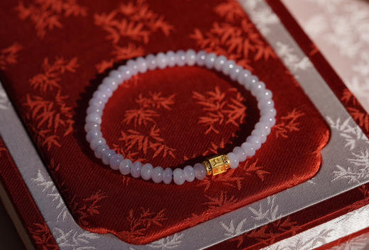 紫气东来｜翡翠算盘珠手链 商品图4