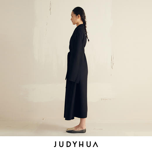 JUDYHUA 廓形袖设计双面尼大衣 商品图2