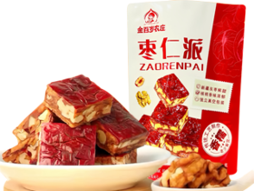 金百岁农庄枣仁派208g*2袋