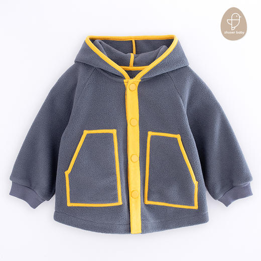 【秋冬休闲外套】卓儿男女童针织休闲外套卫衣摇粒绒外套适合1.5岁-6岁 商品图0