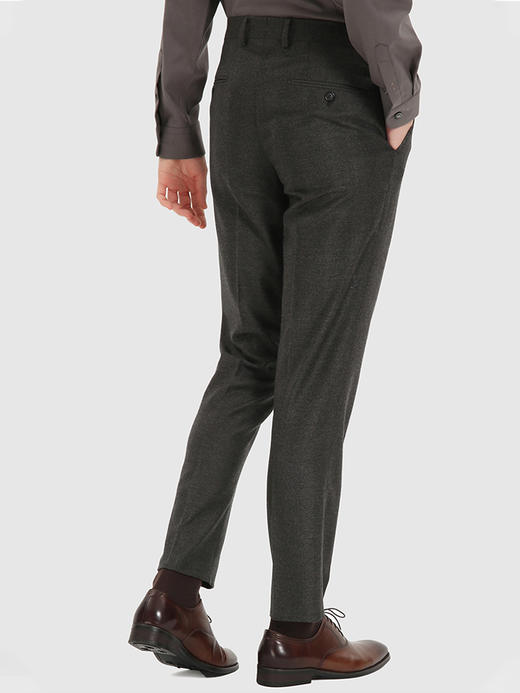 callisto咖色精选全羊毛西裤 FSBWP041C 商品图2