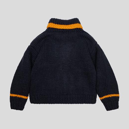 GOODBAI 916 提花logo毛织拉链外套 商品图2