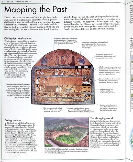 【中商原版】古代世界地图集 The Ancient Worlds Atlas 英文原版 DK Publishing 商品图4