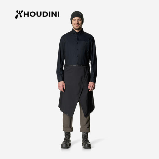 HOUDINI胡丁尼 Desoli Shirtdi 迪索丽 男款美利奴羊毛长袖衬衫820009 商品图1