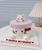 hello kitty动物手绘卡通蛋糕-低糖处理无添加 商品缩略图2