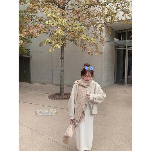 金蘑菇菇  浣熊连帽op / 休闲甜 针织连衣裙 搭配大衣 皮草好搭档 商品图3