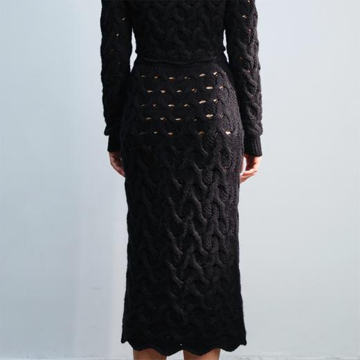 LIYIHAN 绞花毛衫半裙 Y234M13890 商品图3