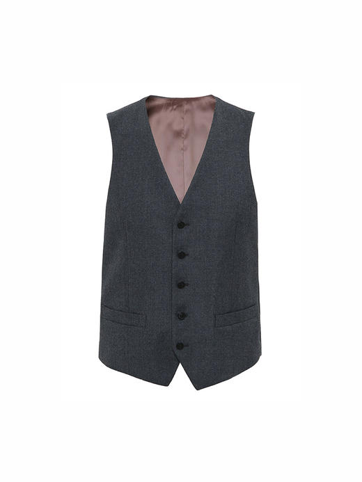 callisto灰色绵羊毛马夹 FTBWV069T 商品图0