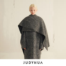 JUDYHUA 极简羊毛大披肩