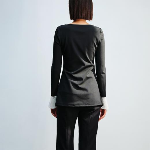 LIYIHAN 开叉收腰上衣 Y234S12490 商品图3