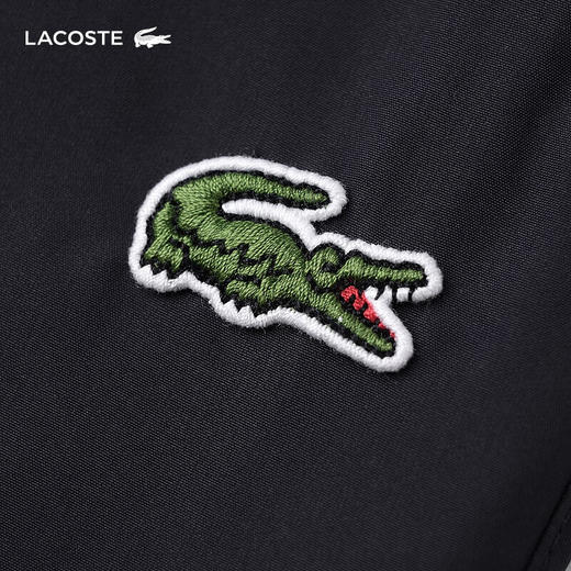 【海南专供价】Lacoste法国鳄鱼男士新款刺绣logo休闲运动裤束脚裤XH1618-98 商品图3