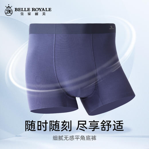 【99元4条，下单拍4】新款男士内裤四角裤再生纤维男生运动平角短裤头DKN1190 商品图0