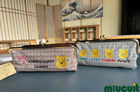 日本SUN-STAR太阳星迪士尼限定小熊维尼复古笔袋