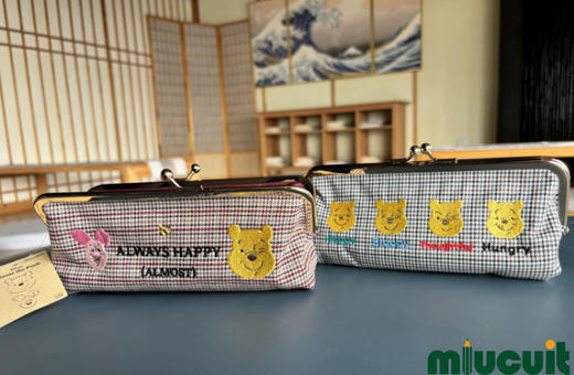 日本SUN-STAR太阳星迪士尼限定小熊维尼复古笔袋 商品图0