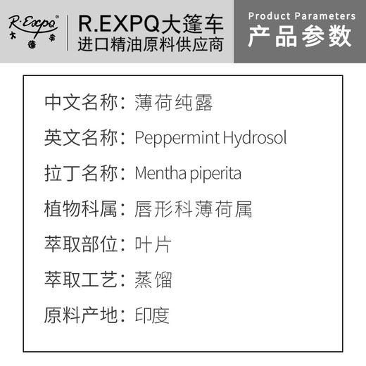 薄荷纯露 印度原料批发 美容院SPA馆适用按摩花水纯露 按摩纯露 商品图1