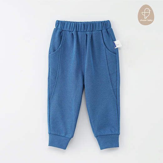 【秋冬针织裤】卓儿男童全棉针织长裤卫裤休闲裤适合1.5岁-6岁 商品图1