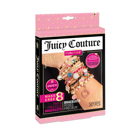 make it real美益睿 迷你Juicy Couture 手链吊坠DIY玩具套装 商品图1
