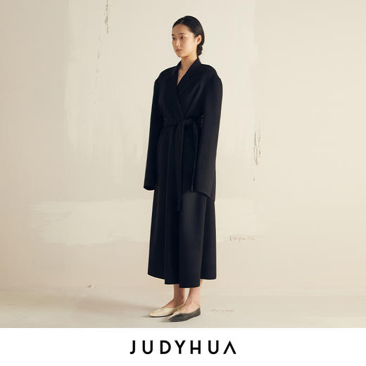 JUDYHUA 廓形袖设计双面尼大衣 商品图1