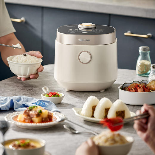 【小程序】小熊电饭煲 电饭锅迷你家用小容量1-2人一键快煮饭微压多功能预约配蒸笼1.6L蒸饭器小型小2人DFB-C16Q1 商品图5