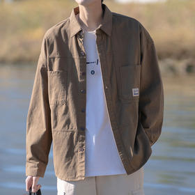 【复古宽松纯棉❗️工装衬衫外套】男女春秋季潮牌宽松情侣长袖衬衣休闲百搭外套上衣父亲节礼物新年礼盒年货礼盒