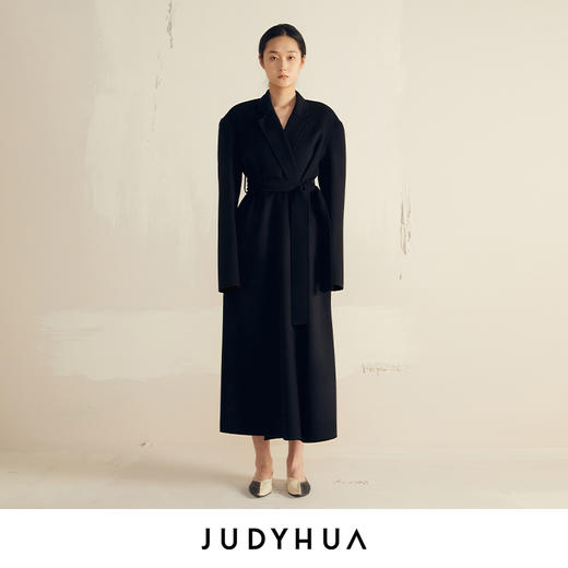 JUDYHUA 廓形袖设计双面尼大衣 商品图0