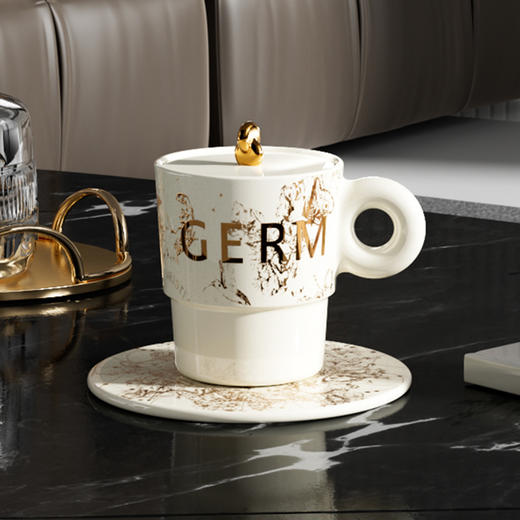 GERM 鎏金马克杯金色 380ml 商品图1