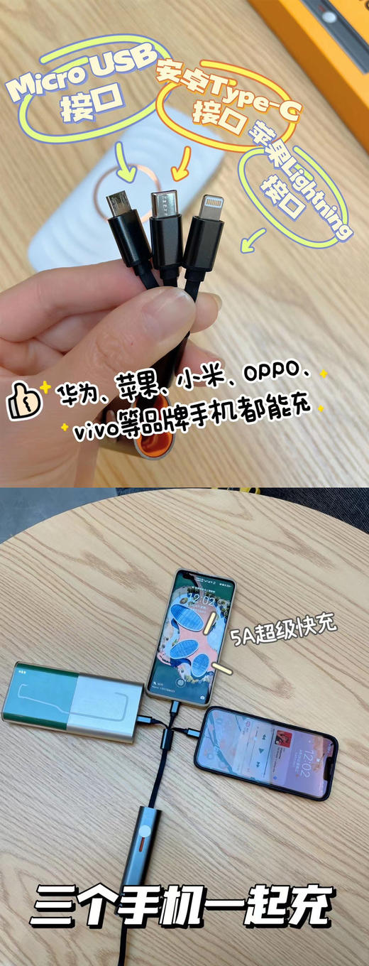 全新升级🔺幻响六合一超级快充金属收纳线 商品图2