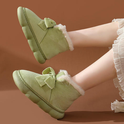 【软而不塌❗️闷而不热】冬季加厚女士中筒雪地靴  户外短筒设计，加绒保暖防滑厚底户外短筒棉鞋男女父亲节礼物新年礼盒年货礼盒 商品图3