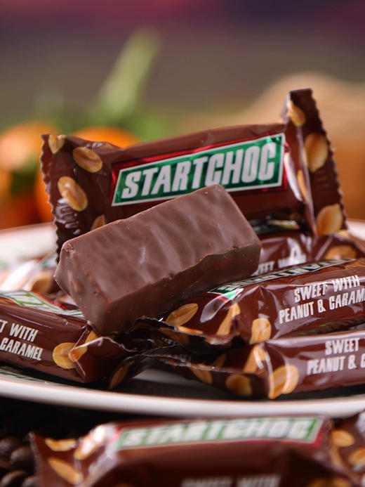 拉迈尔牌斯达巧克力花生夹心糖500g 商品图3