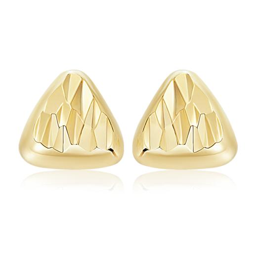 Oflye潮流饰品 流光切面设计感耳钉女新款小众个性气质时尚耳饰 商品图4