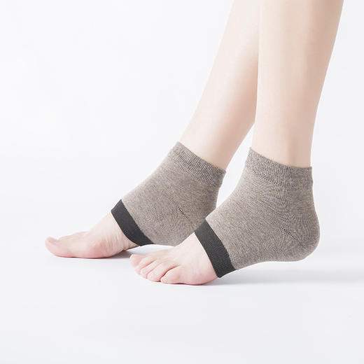 福利款~雀说后跟防裂袜套独立包装纯棉袜防脚裂透气四季款硅胶防裂袜AL 商品图3
