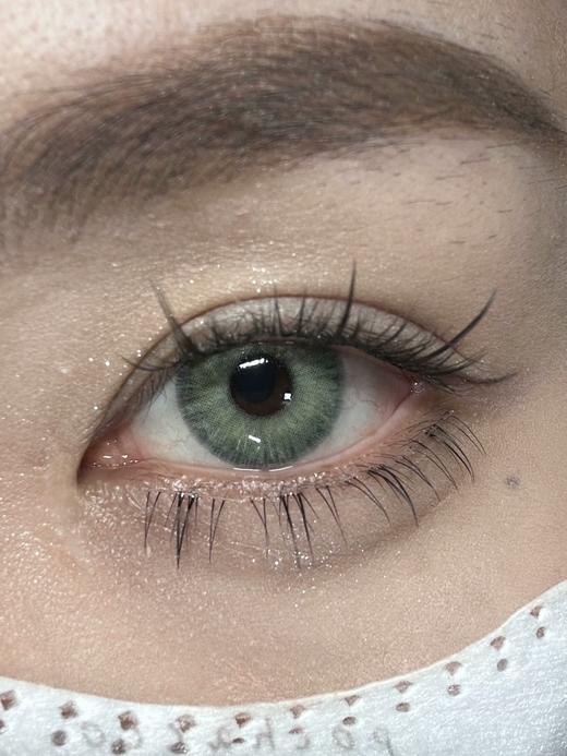 hushlens 布拉格绿/诺曼底蓝14.2mm  年抛 含硅水凝胶 商品图2