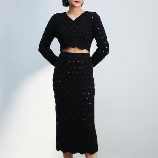 LIYIHAN 绞花毛衫半裙 Y234M13890 商品图1