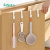 FaSoLa橱柜门背式挂钩宿舍门后挂衣钩免打孔挂架厨房抽屉收纳架 商品缩略图4
