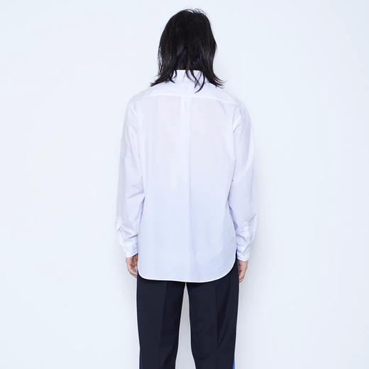 SOE Lettered Regular Collar Shirt 家书刺绣高支棉长袖衬衫 商品图2