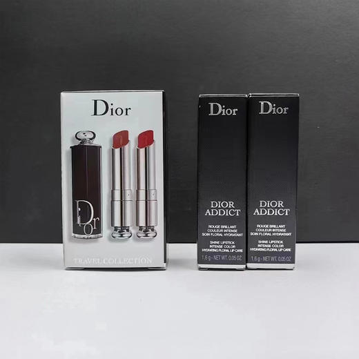 【全球购】Dior迪奥魅惑新版漆光口红套盒小样「#527+#740」1.6g·双11现货速达 商品图3