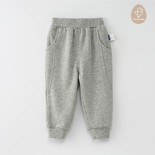 【秋冬针织裤】卓儿男童全棉针织长裤卫裤休闲裤适合1.5岁-6岁 商品图3