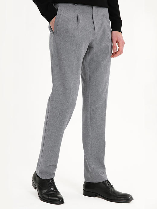 callisto灰色弹力混纺休闲裤 FSCPW036C 商品图1