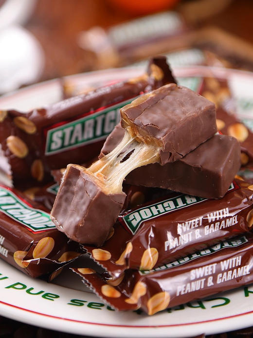 拉迈尔牌斯达巧克力花生夹心糖500g 商品图1