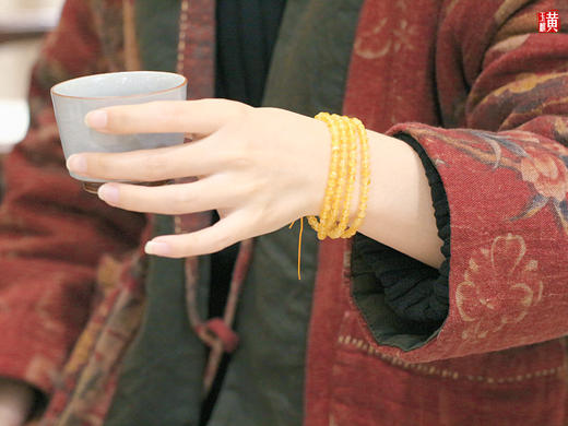 【音韵】蜜蜡手串，珠径4.5mm 商品图4