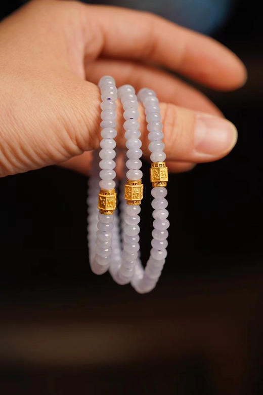 紫气东来｜翡翠算盘珠手链 商品图9