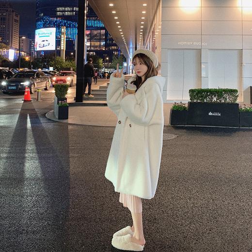 特价 可退换邮费需自理   金蘑菇菇【熊熊出没】毛针色泽 年轻环保貂貂子慵懒外套 商品图1