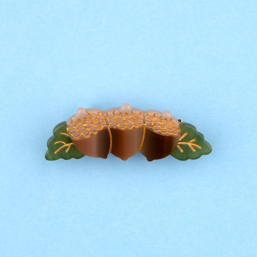 北京仓｜Coucou Suzette-Acorns-橡果 发夹［法国设计师］ 商品图0