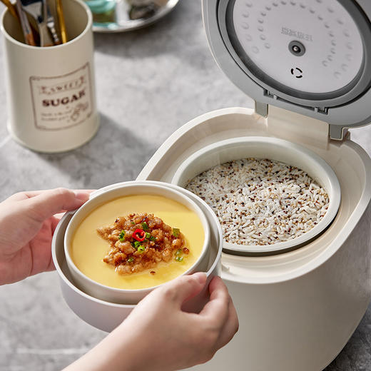 【小程序】小熊电饭煲 电饭锅迷你家用小容量1-2人一键快煮饭微压多功能预约配蒸笼1.6L蒸饭器小型小2人DFB-C16Q1 商品图7